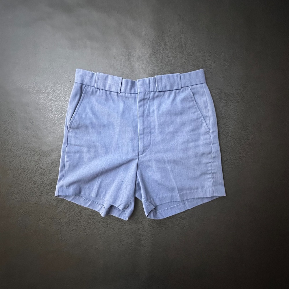 Vtg 1980s Slack Shorts Mens 32 (Fits 30) 5" Inseam Preppy French Style Work